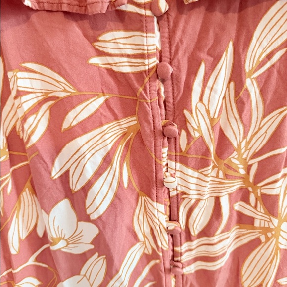 NAF NAF Pink and Cream Floral Dress, Size M - Picture 2 of 6